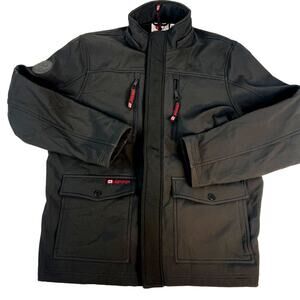 Canada Weather Gear Flap Pocket Bomber Jacket -‎ Black XL